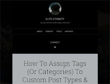 Tablet Screenshot of eliteeternity.com
